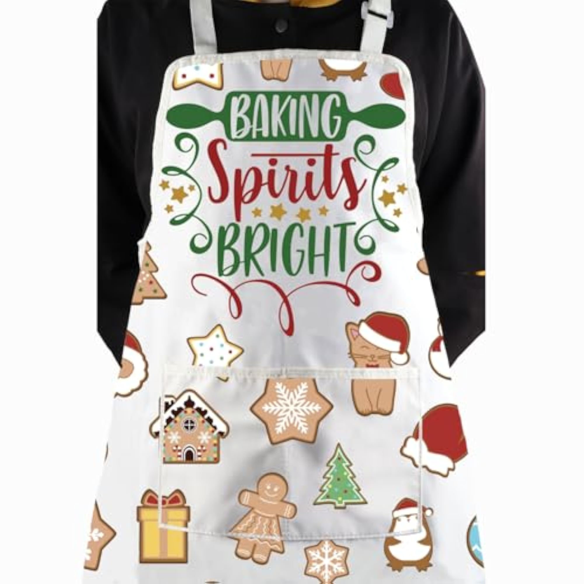 Funny Christmas Baking Apron, Gingerbread Gift